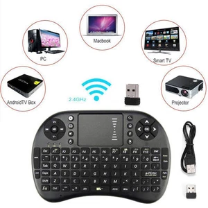 Mini i8 Wireless Keyboard 2.4G with Touchpad for PC Android Desktop PC TV Box - Picture 1 of 8