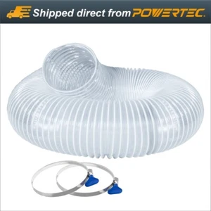 Manguera de recolección de polvo POWERTEC 70394 5" X 5' con 2 abrazaderas de manguera - Imagen 1 de 9