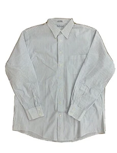 Burberry Of London Herren Gr. 17-35 Oberhemd L/Ärmel Knopf weiß blau gestreift - Bild 1 von 10