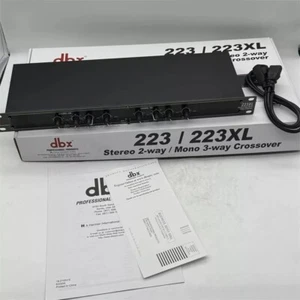 NEW DBX 223XL Stereo 2-Way/Mono 3-Way Crossover Rack Mountable US - Picture 1 of 6