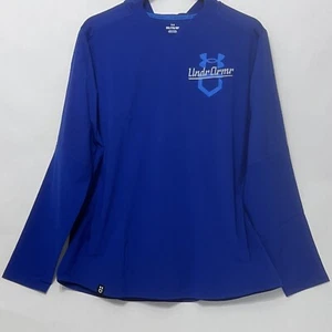 Under Armour Béisbol Jaula de Bateo Chaqueta con Capucha Ligera Azul Hombres 2XL Nueva - Imagen 1 de 9
