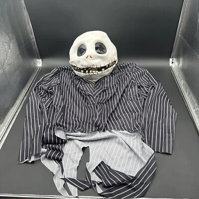 Jack Skellington Mask And Jacket Costume Disguise Halloween NBC  - SEE PICS - Image 1 of 4