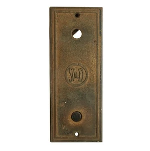 Bronze Staley Elevator Button Plate - Picture 1 of 5