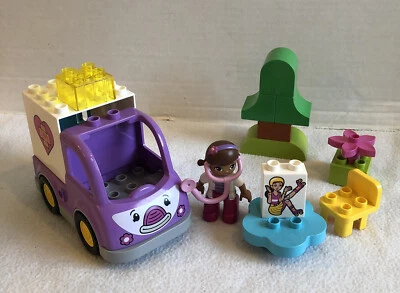 Lego Duplo Toddler Building Set #10605 Doc McStuffins Rosie  Ambulance Complete - Image 1 of 4