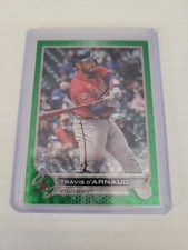 TRAVIS D'ARNAUD /499 Green foil parallel ice ATLANTA BRAVES 2022 TOPPS 4