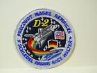 NASA ARM/HAT PATCH Embroidered 4" Mission STS-55 D-2 Columbia Silver Boarder