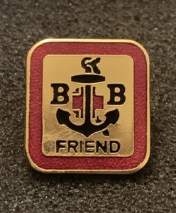 Vintage Boys Brigade Friend Gold Tone Anchor Lapel Pin - SP1 - Picture 1 of 5