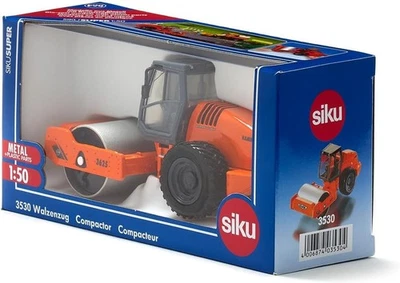 SIKU 3530 - modellino 1:50 - RULLO COMPATTATORE ARANCIONE - NUOVO - SIGILLATO - Immagine 1 di 4