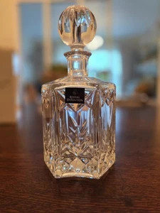 Royal Doulton Bleikristall Weinkaraffe, neu, verpackt - Bild 1 von 5