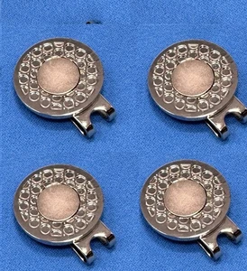 4pcs Heavy Duty Magnetic Golf Hat Clip Ball Marker Cap Holder Magnet Attached - Picture 1 of 1