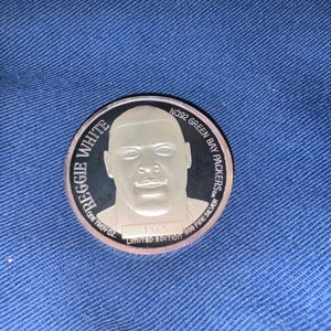 Reggie White Green Bay Packers .999 SILVER ROUND Limited Edition #104 - Picture 1 of 2