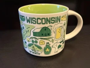 STARBUCKS WISCONSIN 2023 Been There Series 14oz Coffee/Tea Mug EXCELLENT! - Picture 1 of 4