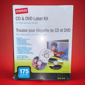 Kit de CD&DVD 32956 GRAPAS 175 etiquetas surtidas impresora láser de inyección de tinta 5931/8931 con - Imagen 1 de 2