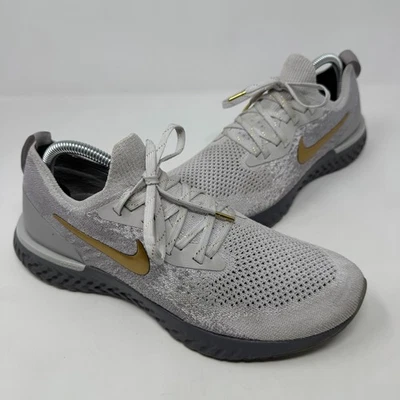 Кроссовки беговые Nike Epic React Flyknit серые женские размер 10,5 - Изображение 1 из 4