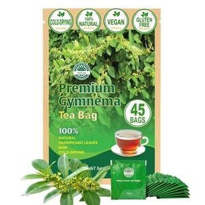 Gymnema Tea Bags for Diabetics - COLD-DRIED for Maximum Freshness and Nutrien... - Picture 1 of 6