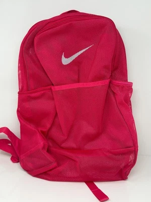 Nike Brasilia 26L Mesh Backpack  Pink  BA6050 666 - Image 1 of 3