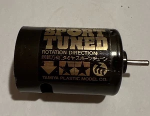 53068 Tamiya RS540 Sport Tuned BLACK Motor TL01/TA03/TA02 No Function-PARTS ONLY - Picture 1 of 3