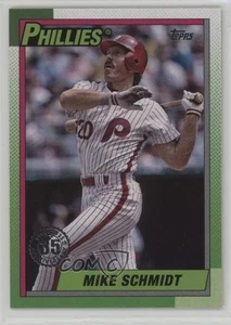 2025 Topps 1990 Topps Baseball The Real One 30/90 Mike Schmidt #T90-2 HOF - Foto 1 di 3