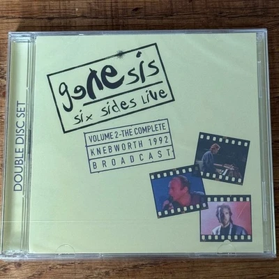 Genesis "Six Sides Live" 2CD 2025 Sealed Knebworth 1992 Broadcast [Phil Collins] - image 1 of 2