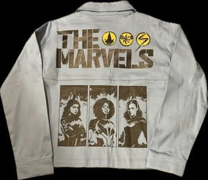 NWT NEW Disney The Marvels Girls Button Long Sleeve Shirt Size 11/12 MSRP 49.99 - Picture 1 of 4