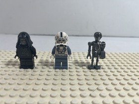 LEGO Starwars: V-wing Pilot + Emperor Palpatine + 2-1B Medical Droid from 8096