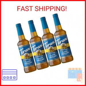 Torani Sugar Free Syrup, Classic Hazelnut, 25.4 Ounces (Pack of 4) - Picture 1 of 2