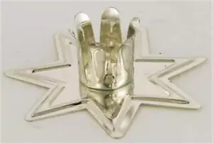 Feenstern silberfarbener Glockenspiel (Mini) Ritualzauber Kerzenhalter! - Bild 1 von 2