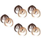  10 Pcs Bangs Hair Clip Extensions in Hairpiece Miss Clip-on