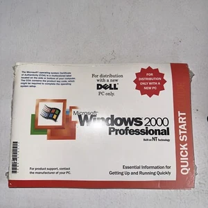 MICROSOFT WINDOWS 2000 PROFESSIONAL FULL OPERATING SYSTEM MS WIN PRO SP3 Sealed - Picture 1 of 2