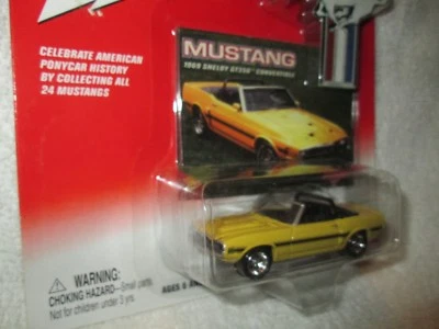 JOHNNY LIGHTNING 1969 shelby GT 350 MUSTANG FORD MUSTANG SERIES #8   2002 - Image 1 of 4