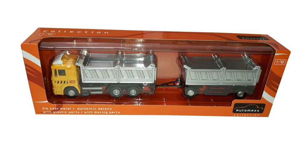 Lot 10 x 1 Camion conteneurs avec remorque, 1/72, Neuf - Photo 1/1