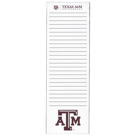 Texas A&M Aggies Magnetic To Do List Pad Cover