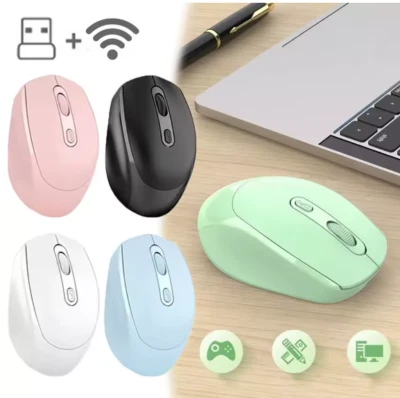 kabellose Maus, Bluetooth kompatibel in verschiedenen Farben, für Büroarbeiten - Bild 1 von 4