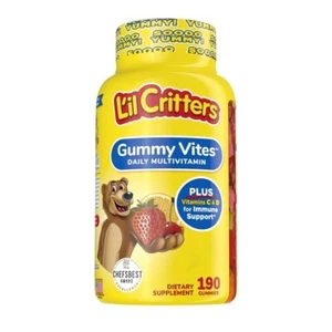 Lil Critters Gummy Vites Daily Multivitamin PLUS Immune Support 190ct Exp 4/2025 - Picture 1 of 8