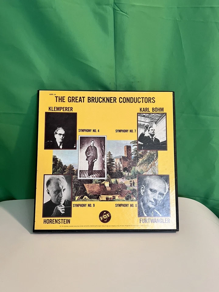 THE GREAT BRUCKNER CONDUCTORS-Bohm-Klemperer-Furtwangler-5 LP Box Set-VOX VSPS14 Foto 1 de 4