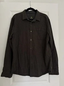 prAna Men’s soft Fall winter long sleeve button down shirt size large - Picture 1 of 3