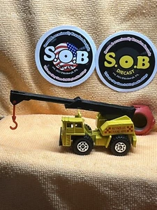 Matchbox Superfast 1984 Mobile Crane 1:64 NM Condition Yellow Diecast - Picture 1 of 10