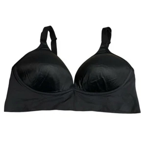 Warner's Women's Black Simply Perfect Supersoft Wireless Bra - Picture 1 of 4