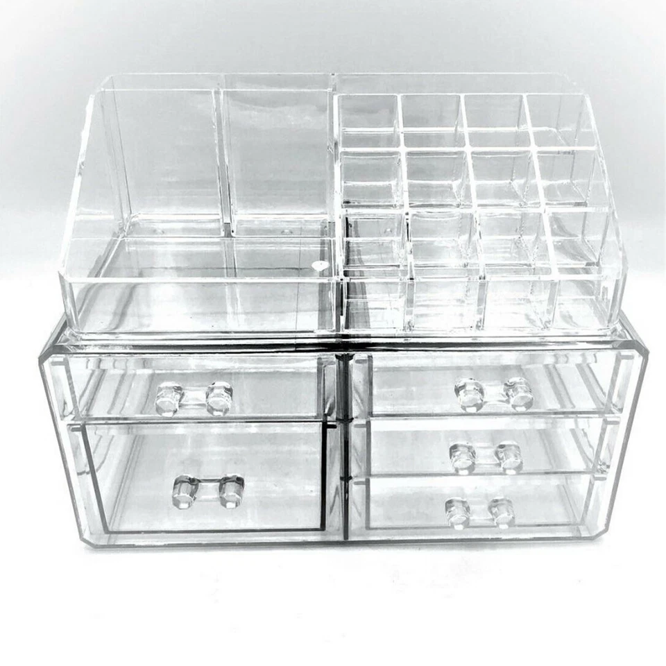 OORGANIZER 5 LIVELLI 21 SCOMPARTI CONTENITORE PER TRUCCHI E GIOIELLI IN ACRILICO - Immagine 1 di 2