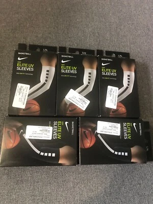2PC NBA NIKE ELITE DRI-FIT SHOOTING SLEEVE - BLACK - SIZE L/XL - BNIB!! - image 1 of 3