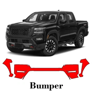 bumper PreCut PPF Paint Protection Film For Nissan Frontier PRO 4X 2022-2024 - Picture 1 of 7