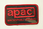 Patch camouflage des années 1990 APAC MacAsphalt Division asphalte Floride neuf dans son emballage d'origine