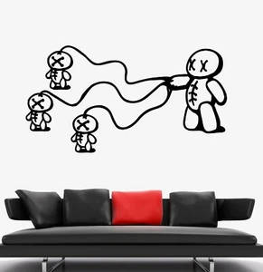 Wall Decal Voodoo Dolls Manipulator Witchcraft Vinyl Sticker (ed1829) - Picture 1 of 4