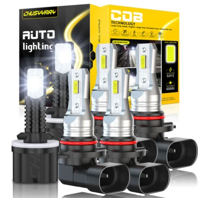 Combo faros antiniebla 6000K LED EE. UU. PARA Saturn SL 1996 1997-2002 sedán Foto 1 de 4