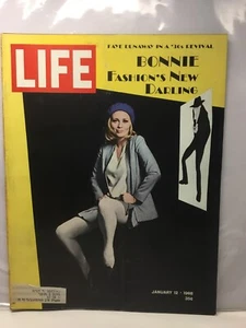 Life - January 12, 1968 Faye Dunaway Bonnie Fashion’s New Darling - Picture 1 of 1
