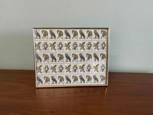 Vintage Wildlife Conservatory Owl Stamps - 1978 - One Sheet - Picture 1 of 8