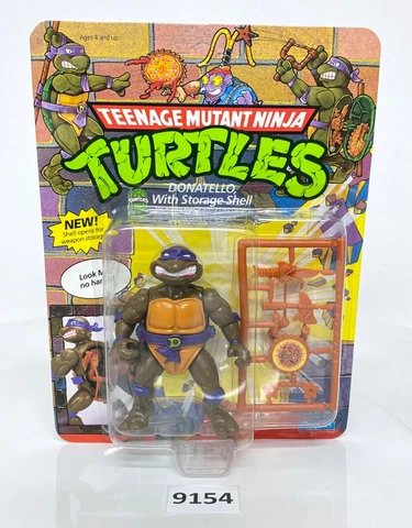 Vintage TMNT Teenage Mutant Ninja Turtles DONATELLO with STORAGE SHELL 1990 Cover