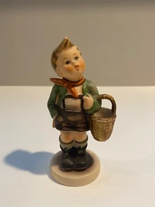 Hummel Village Boy Figurine #51 Boy with Basket  - Picture 1 of 6