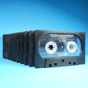 🙈 10x MAXELL XL II 90 * IEC II Type 2 * Cassettes Kassetten кассеты * 1988 .. - Afbeelding 1 van 5