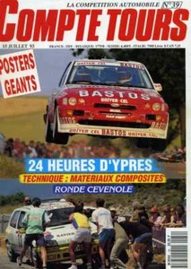 TOURENZÄHLER Nr. 39 07/1993 24h YPERN ELSASS-VOSGES MARTINI MK39 1300 911 2,5 GrF - Bild 1 von 1